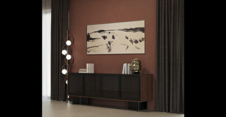 Mondrian Sideboard Walnut And Fume 2